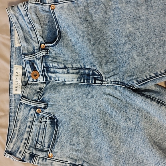 Bullhead High Rise Skinniest acid-washed Denim Jeans Sz 3 - Picture 8 of 13